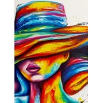 Michal Leszczuk, Woman in a Hat, 2021