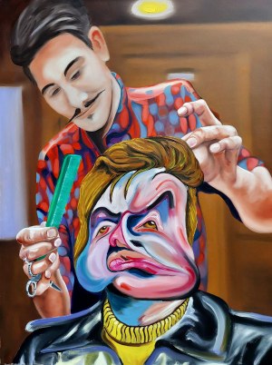 Tomasz Koper, Francis Bacon u fryzjera, 2022