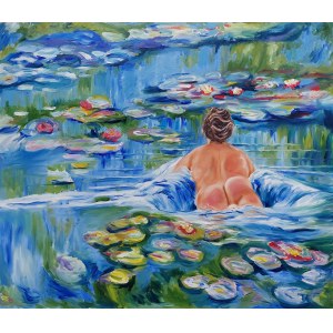 Tomasz Koper, Lily in the Nenuphar by Monet, 2022