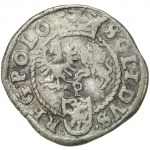 Sigismund III Vasa, Schilling Posen 1600 - letter P above Lewart coat of arms