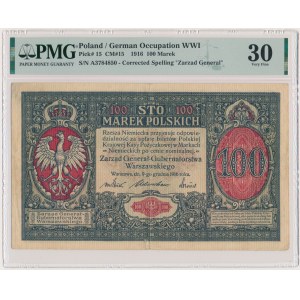 100 marks 1916 - General - PMG 30 - natural