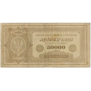 50.000 marek 1922 - X -