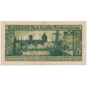 Danzig, 10 Millionen Mark 1923 - A -