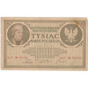 1.000 marek 1919 - 2xSer.C -