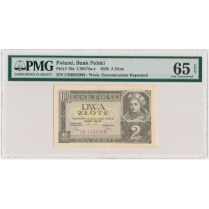 2 zlaté 1936 - CB - PMG 65 EPQ