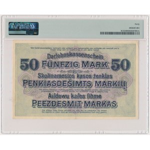 Kowno, 50 Mark 1918 - D - PMG 40