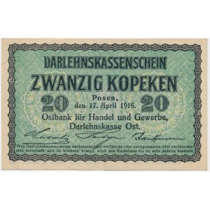 Poznaň, 20 kopějek 1916