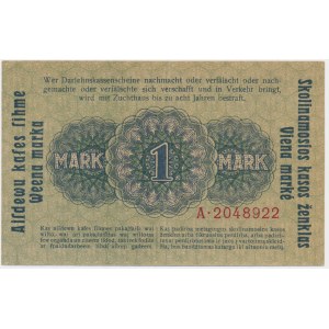 Kowno, 1 Mark 1918 - A -