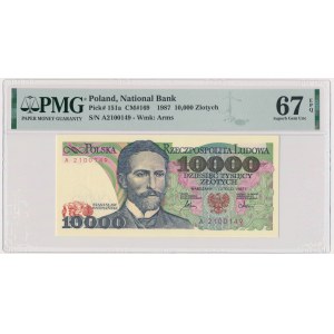 10.000 złotych 1987 - A - PMG 67 EPQ