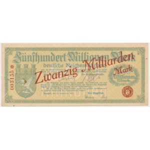 Sopot (Zoppot), 20 Billions Mark 1923