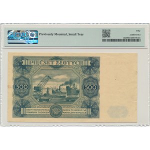 500 zloty 1947 - O - PMG 50