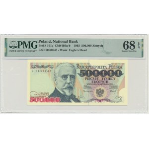 500 000 PLN 1993 - L - PMG 68 EPQ