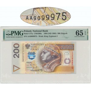 200 złotych 1994 - AA - PMG 65 EPQ