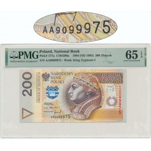 200 złotych 1994 - AA - PMG 65 EPQ