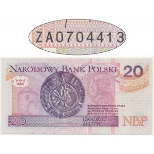 20 zlotých 1994 - ZA - Náhradní řada TDLR -