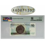 10 złotych 2012 - AA - PMG 67 EPQ