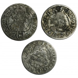 Súprava, Rakúsko, Ferdinand II, 1 Krajcar (3 ks)