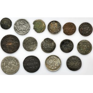 Set, Poland Germany and Russia, Mix of coins (15 pcs.)