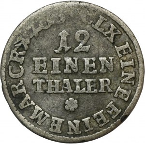 Fryderyk Chrystian, 1/12 Talara (dwugrosz) 1763 IFôF