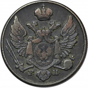 Poľské kráľovstvo, 3 Polish grosze Varšava 1828 FH