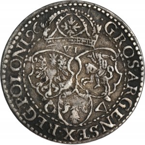 Sigismund III Vasa, 6 Groschen Malbork 1596