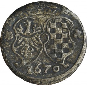 Schlesien, Herzogtum Legnicko-Brzesko-Wołowskie, Chrystian Wołowski, Greszel Brzeg 1670 CB