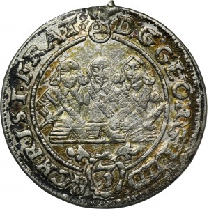 Silesia, Duchy of Liegnitz-Brieg-Wohlau, Georg III, Ludwig IV, Christian, 3 Kreuzer Brieg 1658 EW