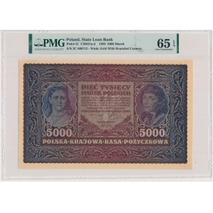 5 000 marek 1920 - II Série C - PMG 65 EPQ