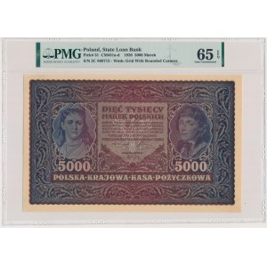5.000 marek 1920 - II Serja C - PMG 65 EPQ