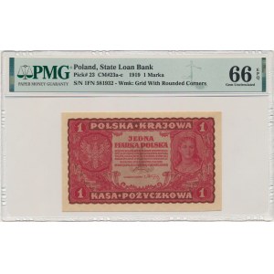 1 známka 1919 - 1. séria FN - PMG 66 EPQ