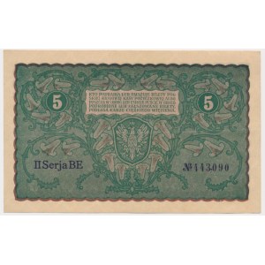 5 známek 1919 - II Serja BE -.