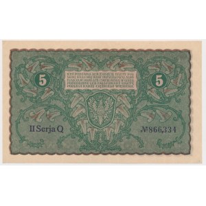 5 marks 1919 - II Serja Q -.