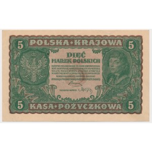 5 známok 1919 - II Serja DW -.