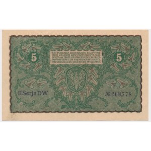 5 známok 1919 - II Serja DW -.