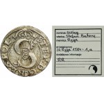 Stephan Bathory, Schilling Riga 1584 - RARE, ex. Marzęta