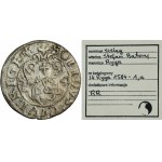 Stephan Bathory, Schilling Riga 1584 - RARE, ex. Marzęta