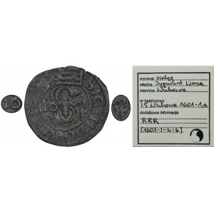 Sigismund III Vasa, Schilling Fraustadt 1601 F - VERY RARE, ex. Marzęta