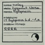 Žigmund III Vaza, Szeląg Bydgoszcz bez dátumu - VELMI ZRADKÉ, NEZNAČENÉ, ex. Marzęta