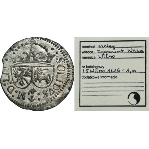 Sigismund III Vasa, Schilling Vilnius 1616 - Trilner, ex. Marzęta