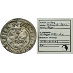 Sigismund III Vasa, Schilling Riga 1589 - RARE, restrike of digit 8 on 9 in date, ex. Marzęta