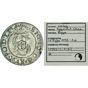 Sigismund III Vasa, Schilling Riga 1593 - ex. Marzęta