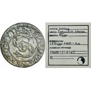 Sigismund III Vasa, Schilling Riga 1600 - RARER, ex. Marzęta