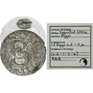 Žigmund III Vasa, Riga shell bez dátumu - VELMI ZRADKO, ex. Marzêta