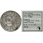 Zikmund III Vasa, Riga shell bez datace - VELMI vzácné, ex. Marzêta