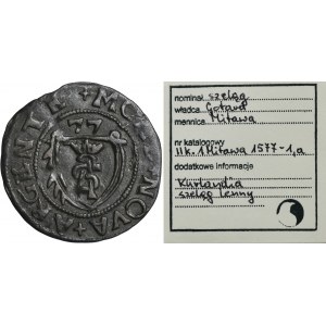 Duchy of Courland, Gotthard Kettler, Schilling Mitau 1577 - ex. Marzęta