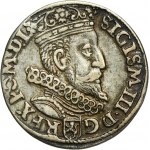 Sigismund III Vasa, 3 Groschen Krakau 1604 - RARER, ex. Marzęta