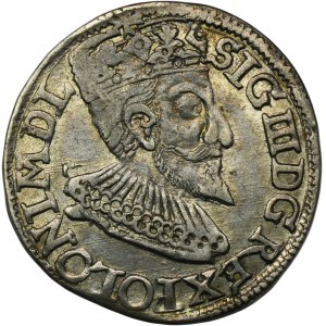 Sigismund III Vasa, 3 Groschen Olkusz 1594 - ex. Marzęta