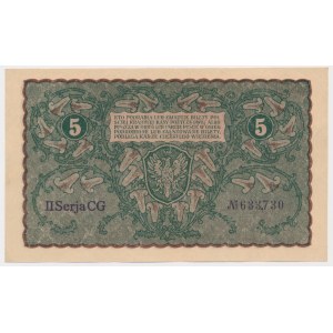 5 známek 1919 - II Serja CG -.