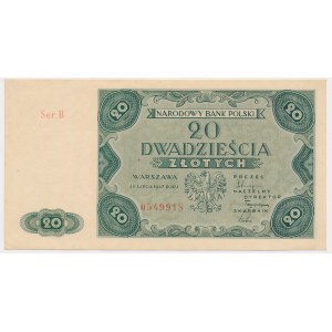 20 złotych 1947 - B -