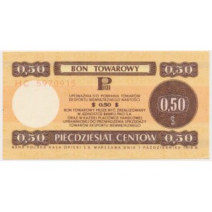 Pewex, 50 Cents 1979 - HC - groß -